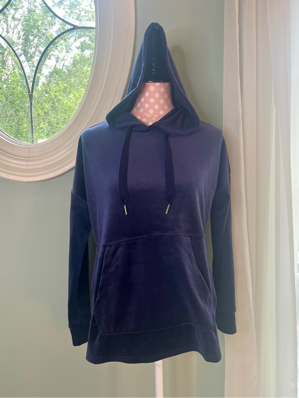 Alfani Intimates Velour Sleep Hoodie